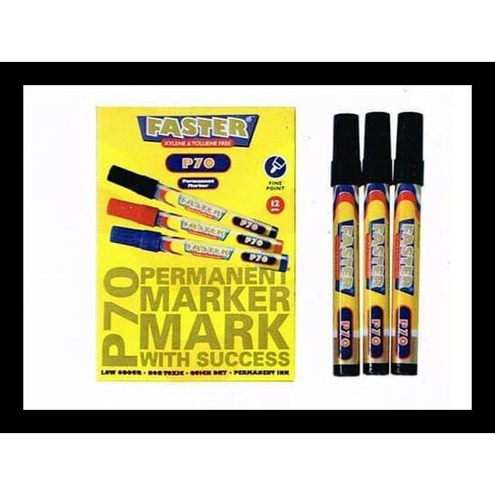 

Spidol Faster Permanent Hitam P70 Grosir Termurah - Hitam Terlaris