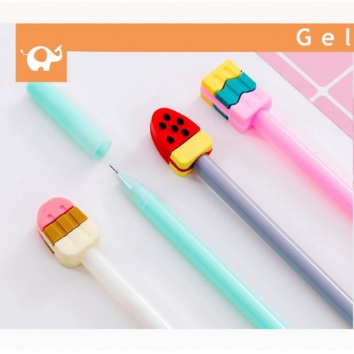 

PN49 Pulpen Ice Cream Pena Es Krim Pen Bolpoint Karakter Makanan Lucu