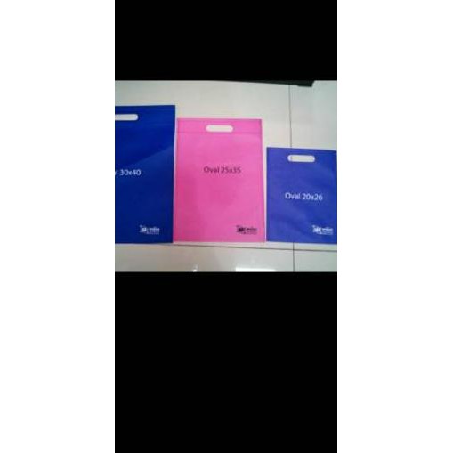 

☏ Goodie bag Oval 25x35 (Paket ekonomis 100pcs) Mix warna ➵