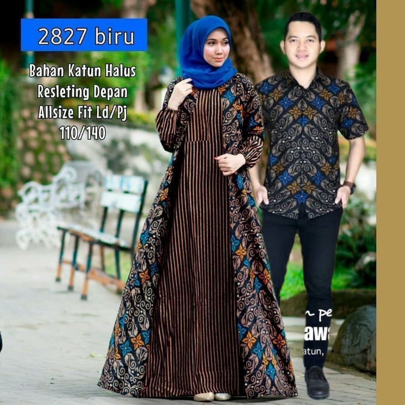 COUPLE GAMIS BATIK CARDY SONGKET NEW BEST SELLER