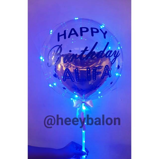 PROMO Balon Ultah/Balon Led/Balon Transparant/Balon Custom/Balon Wisuda/Balon Weddung/Kado Ultah