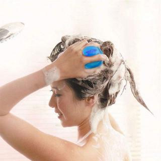 Cuci Spa Massage Silicone Kepala Sisir Rambut  Di  Tubuh 