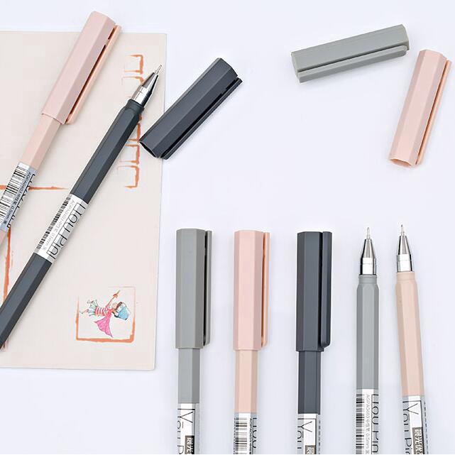 Portable Student Office Stationery 0.5mm M&amp;G Cute Black Refill Gel Pen