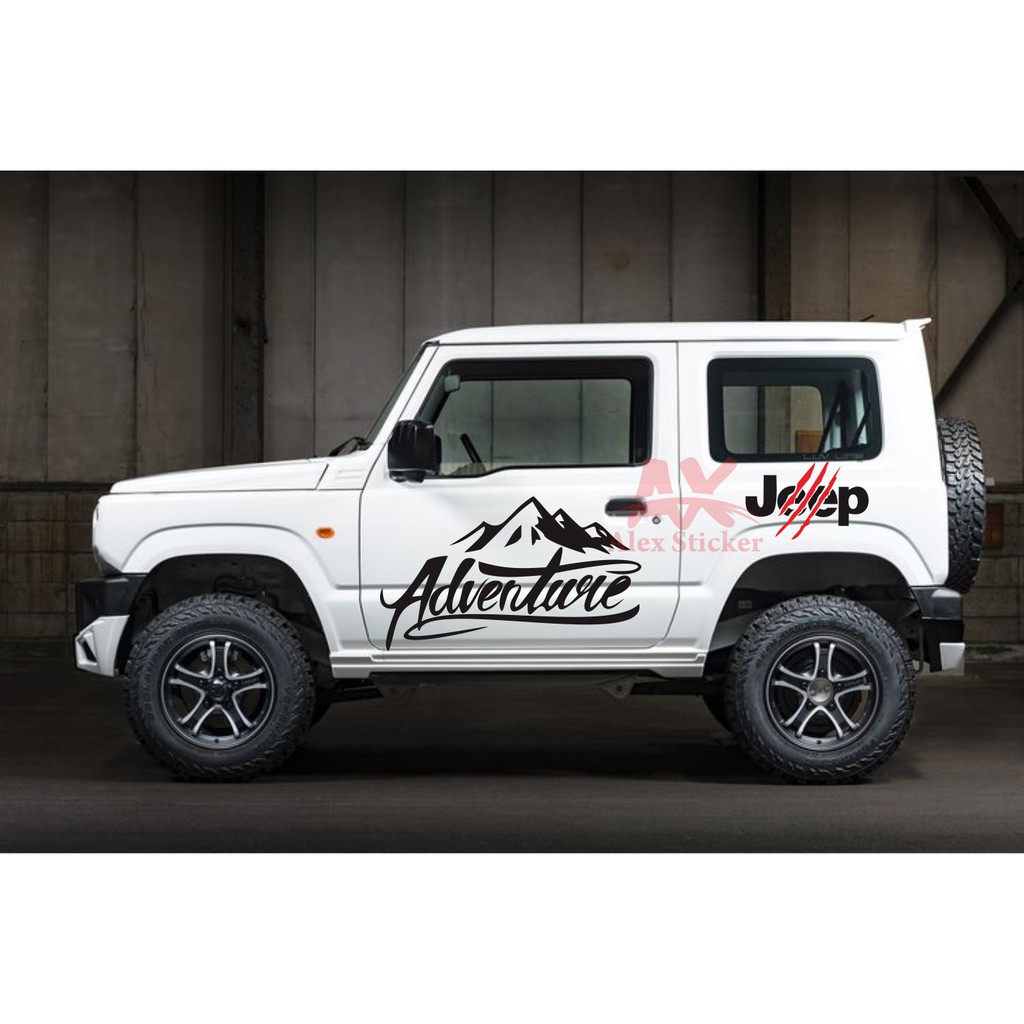 Jual STICKER STICKER MOBIL SUZUKI JIMNY WRENGLER RUBICON KATANA STIKER
