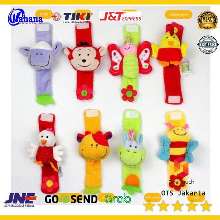 GELANG RATTLE RATLE MAINAN BAYI 2-12 BULAN MERANGSANG BUNYI MOTORIK