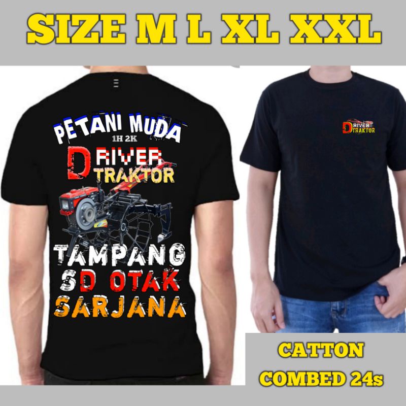 KAOS PETANI MUDA DRIVER TRAKTOR