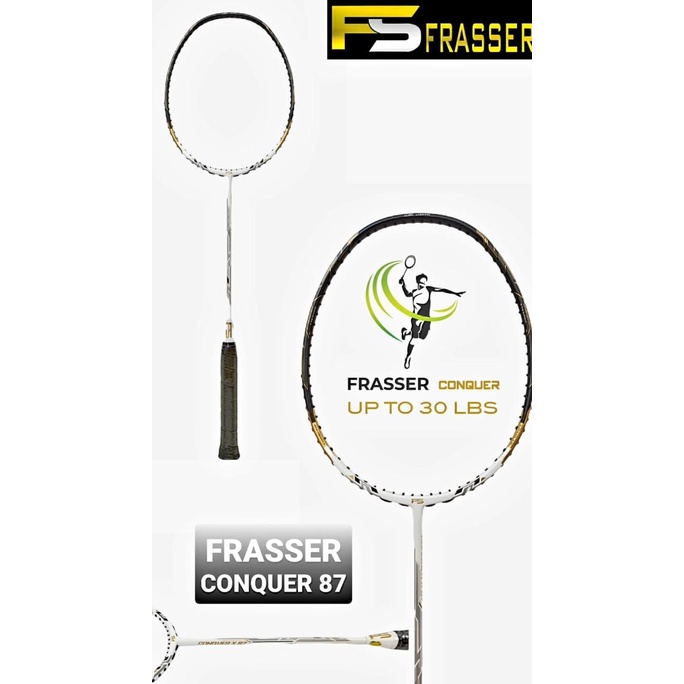 Raket Badminton Bulutangkis Frasser Conquer X 87