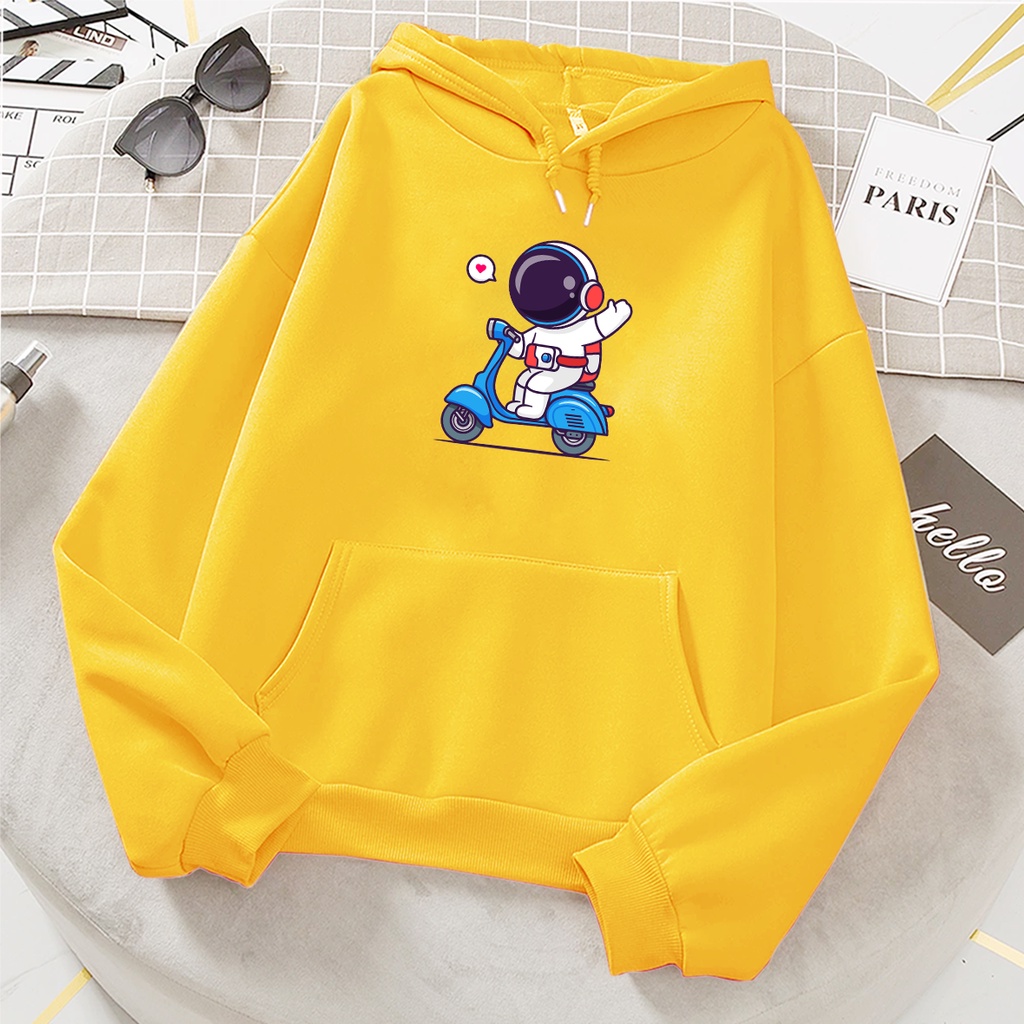 Sweater hoodie anak perempuan SCOOTER ASTRO baju suwiter anak cowok cewek kekinian