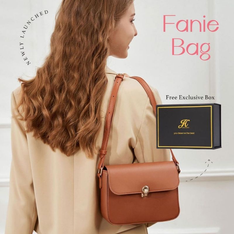 Free Box Fanie Bag Jims Honey Tas Selempang Pesta Wanita Import