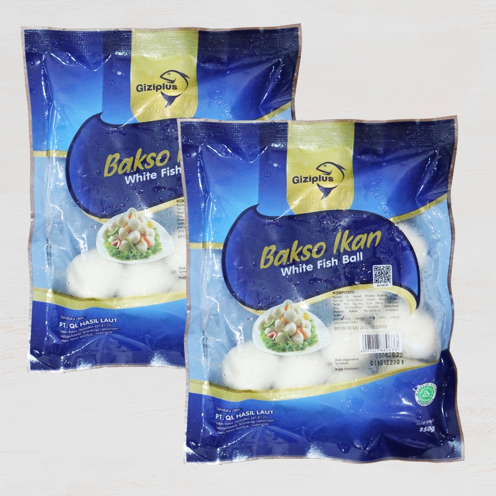 

Bakso ikan white fish ball Giziplus 250 gr