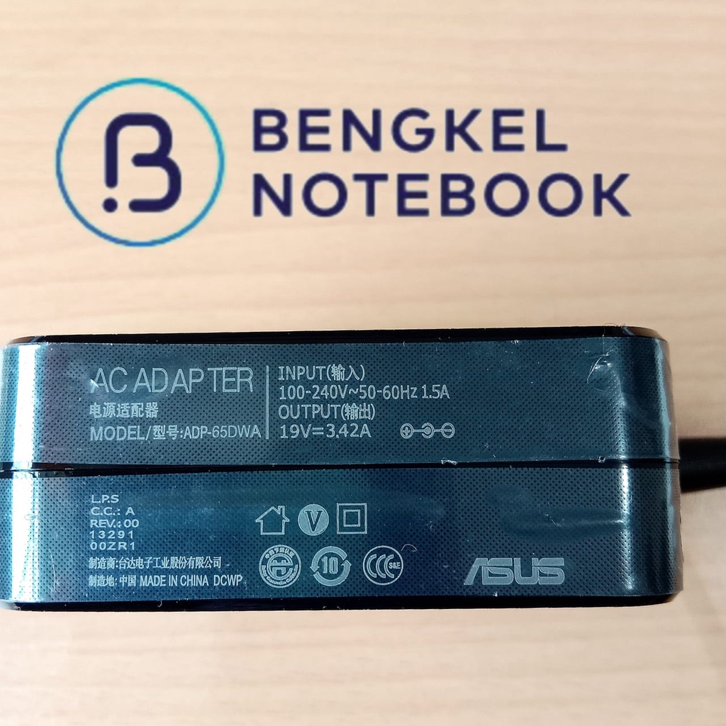 Adaptor Charger Asus 19v - 3.42a Square A455 A455L A455LA A45 X455L A450C X450C 5.5X2.5MM