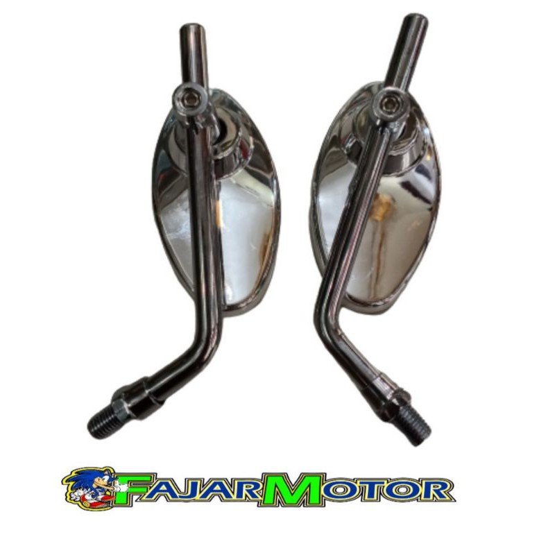 SPION SET MODEL DAYTONA OVAL CHROME PNP HONDA