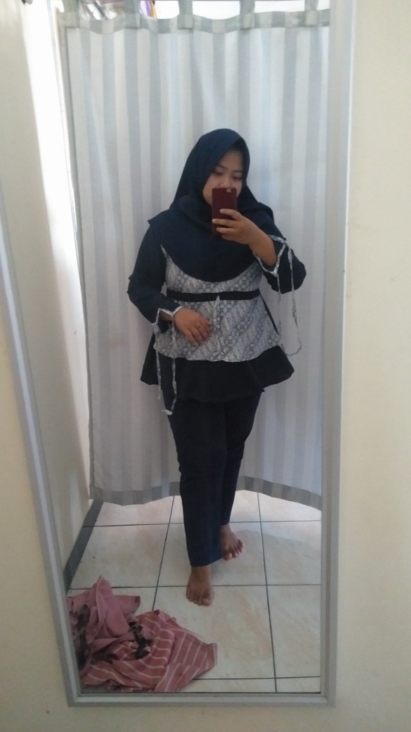 Atasan Batik Wanita Dolby Dolbi Dobby Doby Tenun Sutra Halus Best Seragam