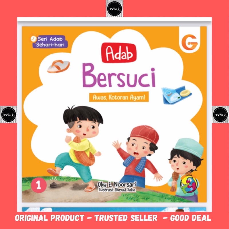 Adab Bersuci : Awas Kotoran Ayam (Seri Adab Sehari-Hari) - Gema Insani buku anak islami original