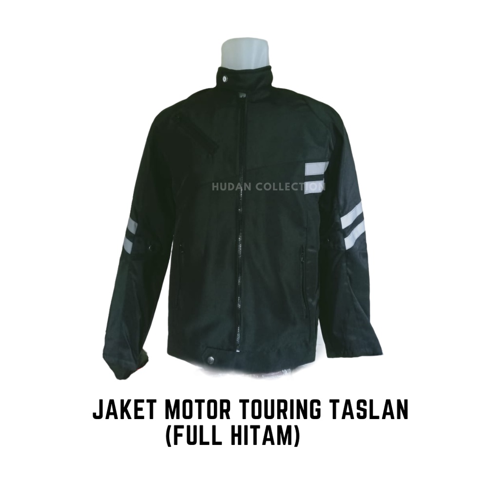 Jaket pria Jaket Motor Touring Exclusive Taslan Double Strip (Waterproof) TERMURAH DI SHOPEE! SUPPLIER JAKET!