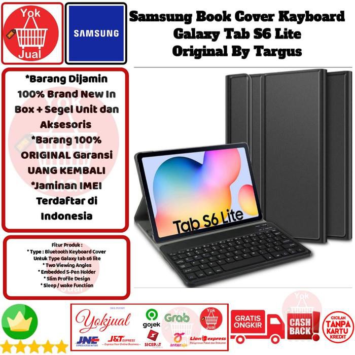 tablet mantap coy.... Samsung Book Cover Keyboard Galaxy Tab S6 Lite Original