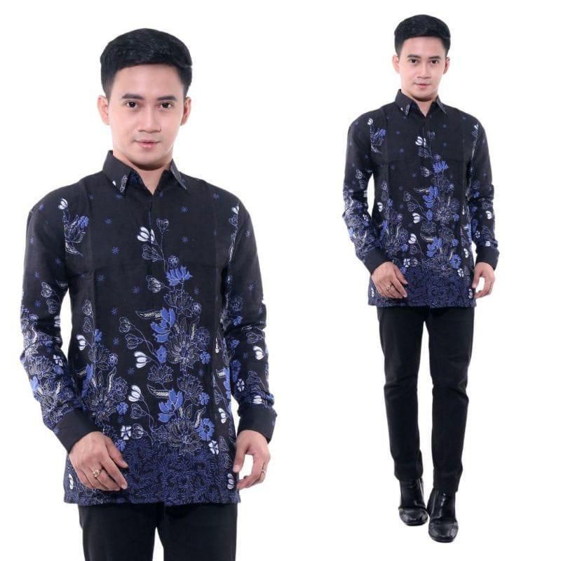 Kemeja Batik Pria Lengan Panjang dan Lengan Pendek Baju Batik Pria size M L XL XXL Jumbo Big Size