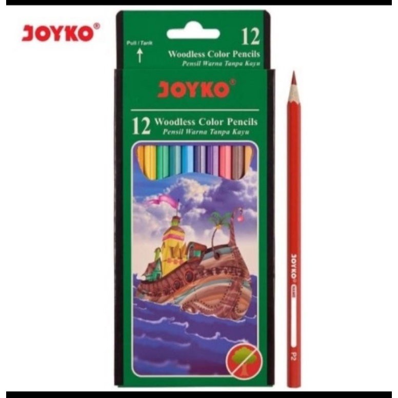 

pensil warna joyko isi 12