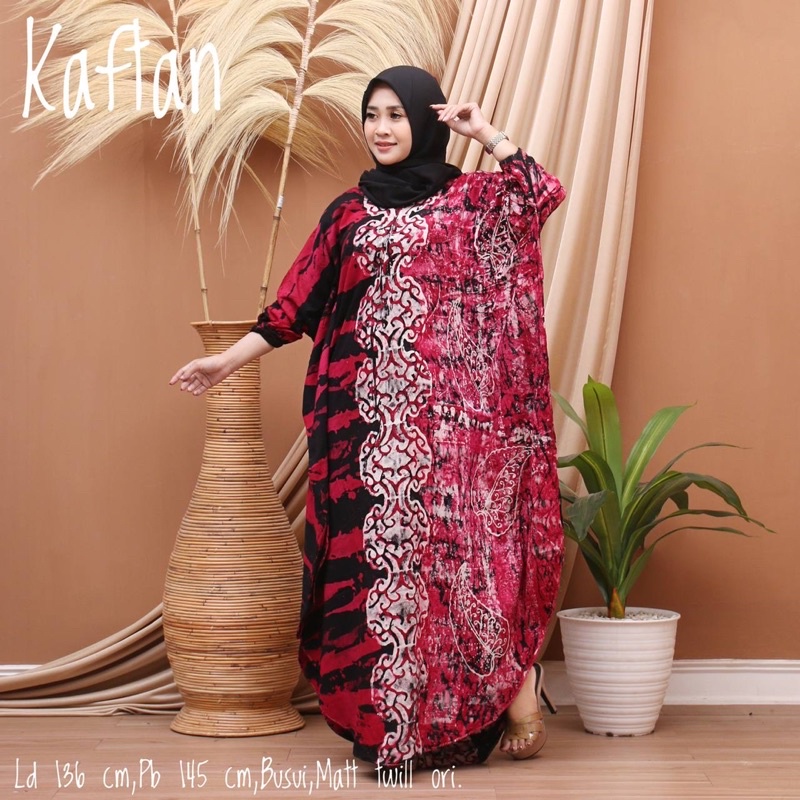 Gamis kaftan jumbo madonga kekinian