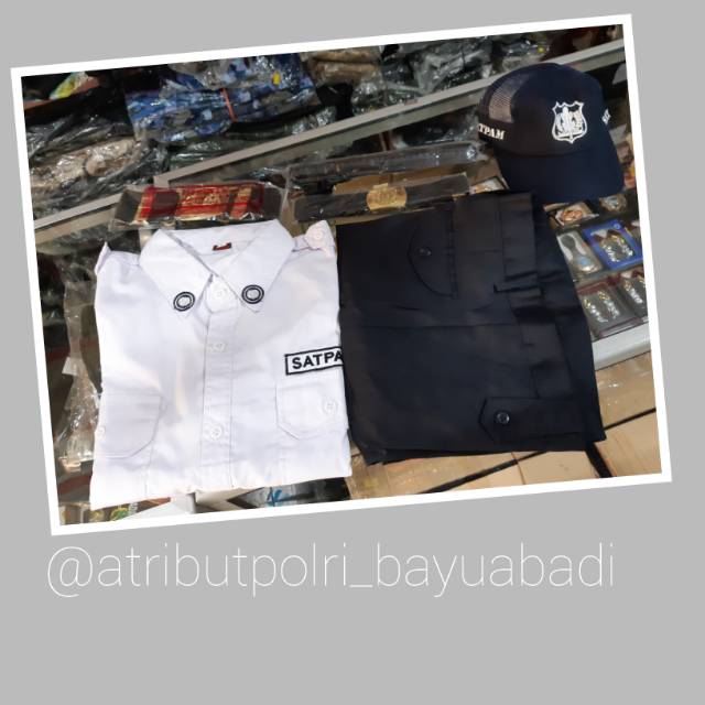 SERAGAM PDH SECURITY SET LENGKAP