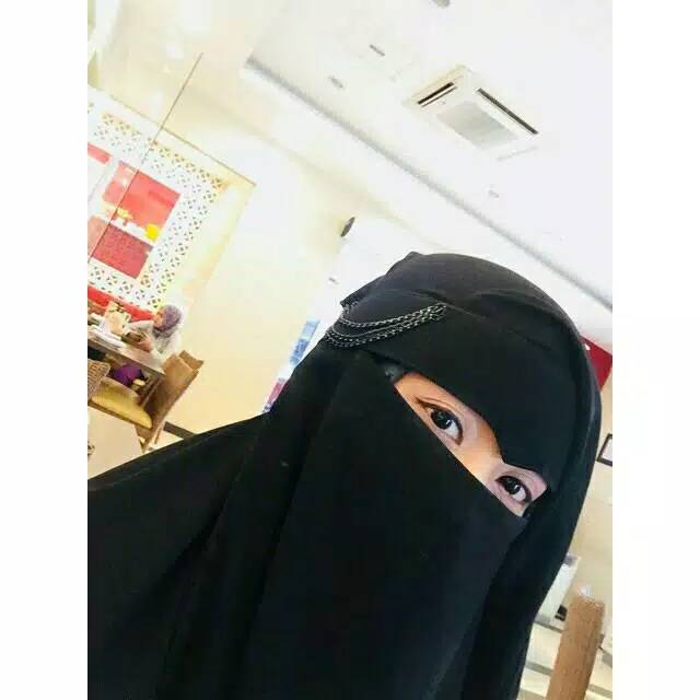 NIQAB YAMAN ELANG RANTAI/PURDAH YAMAN /Cadar Niqob sifon