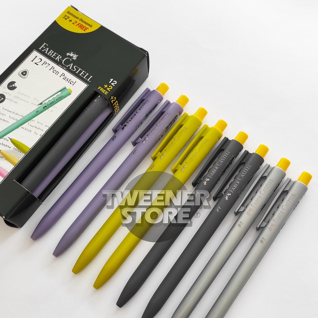 

Faber Castell P7 Pen Pastel 0.7mm | Ballpoin Bolpen Pulpen