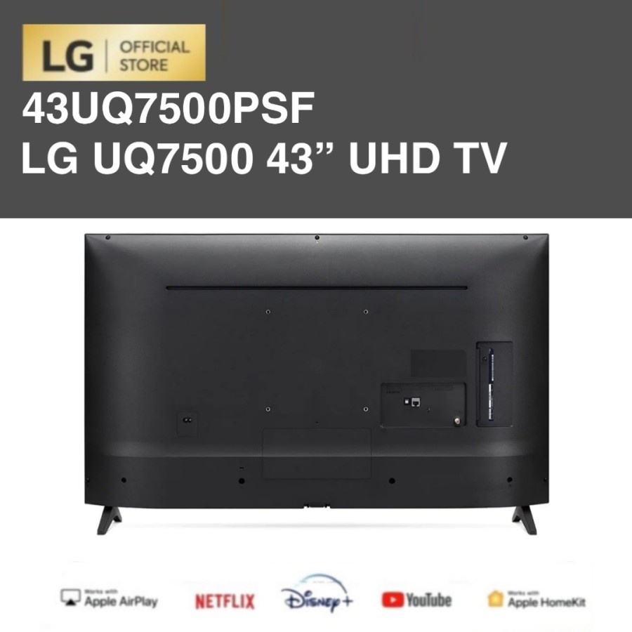 2022 LG 43UQ7500PSF / 43UQ7500 43” UHD 4K Smart TV ThinQ AI