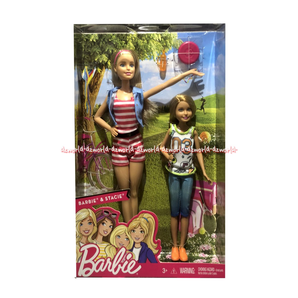 Barbie &amp; Stage And Kids Mainan Boneka Berbie Ibu Anak 2Pcs Doll Playset Toys