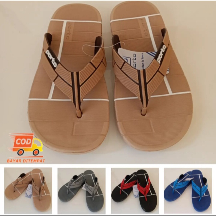 Sandal PORTO Sendal Jepit Pria Keren Modis | PORTO 1034M