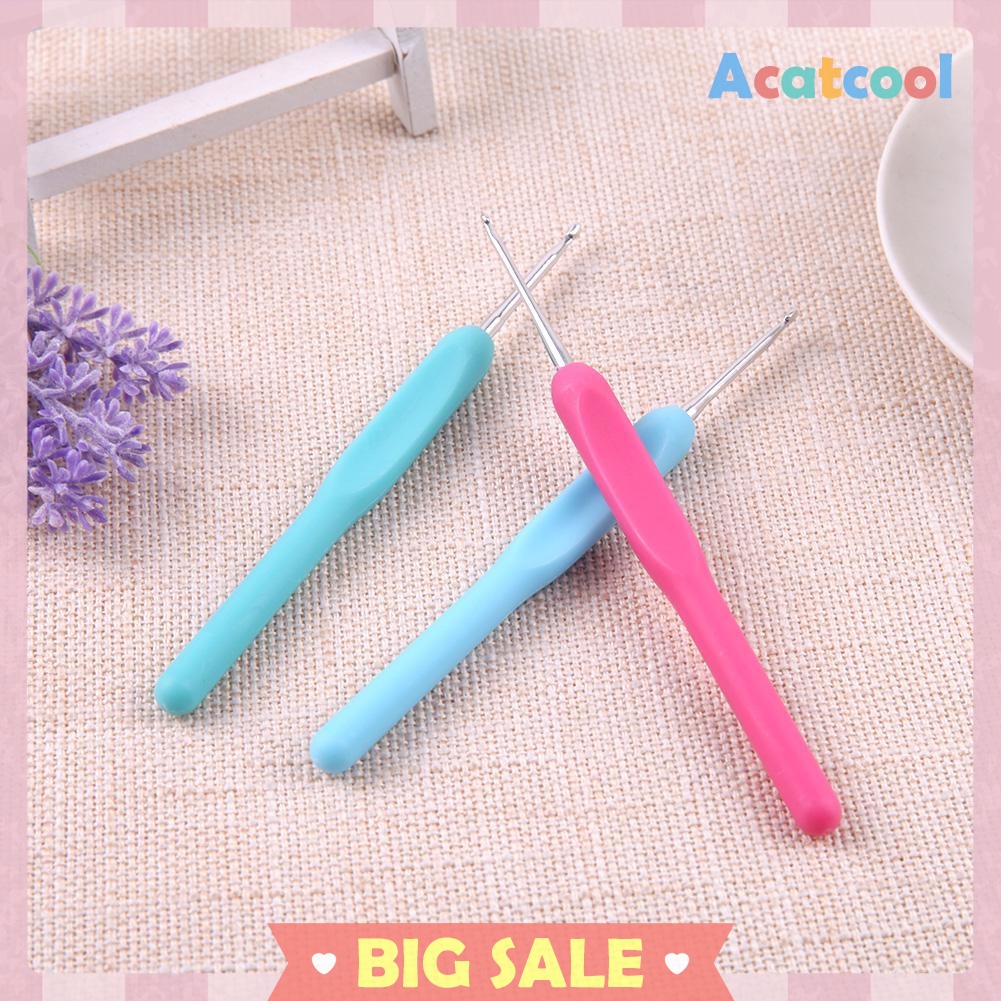 9pcs/set Weave Craft Crochet Hooks Yarn Knitting Needles Sewing Tool Kit