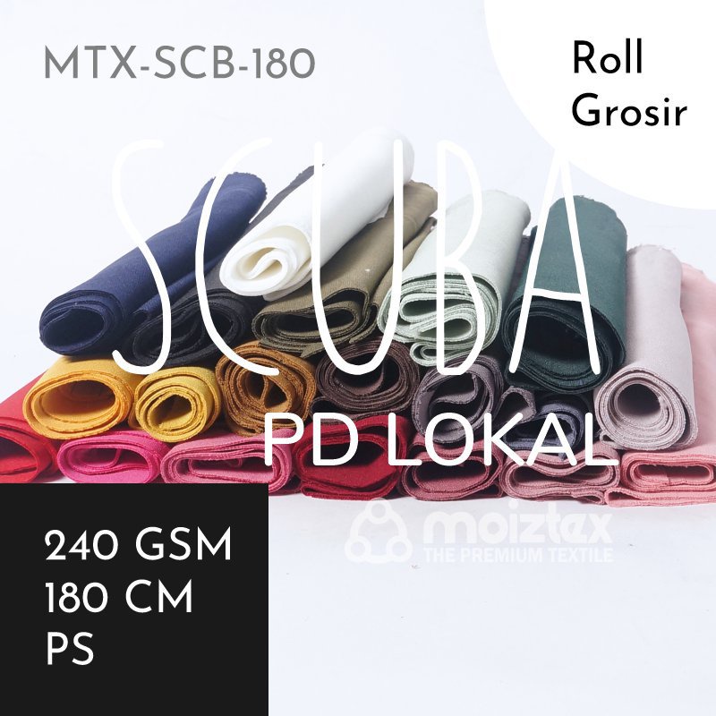 BAHAN KAIN SCUBA  (CHAT ADMIN TERDAHULU) ORDER MINIMAL 1 ROLL