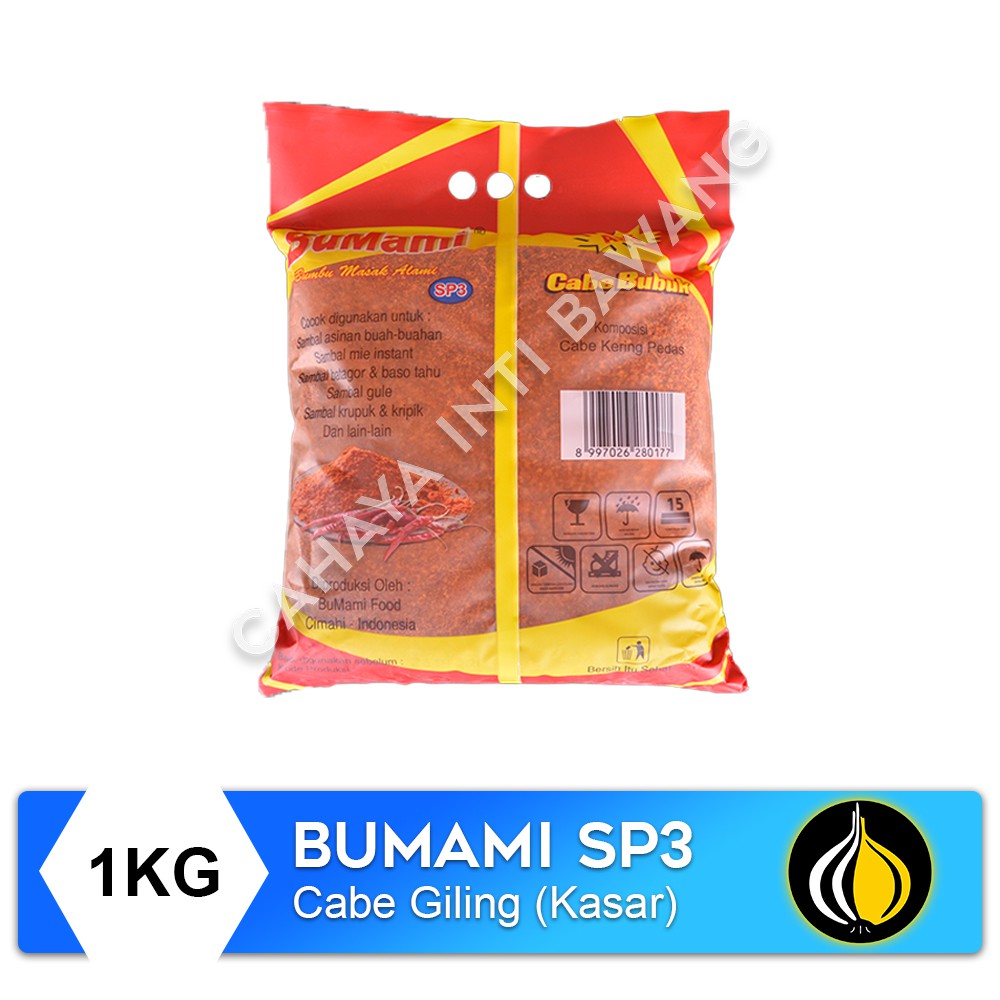 

Bumami Cabe Bubuk SP3 (Kasar) - 1 KG