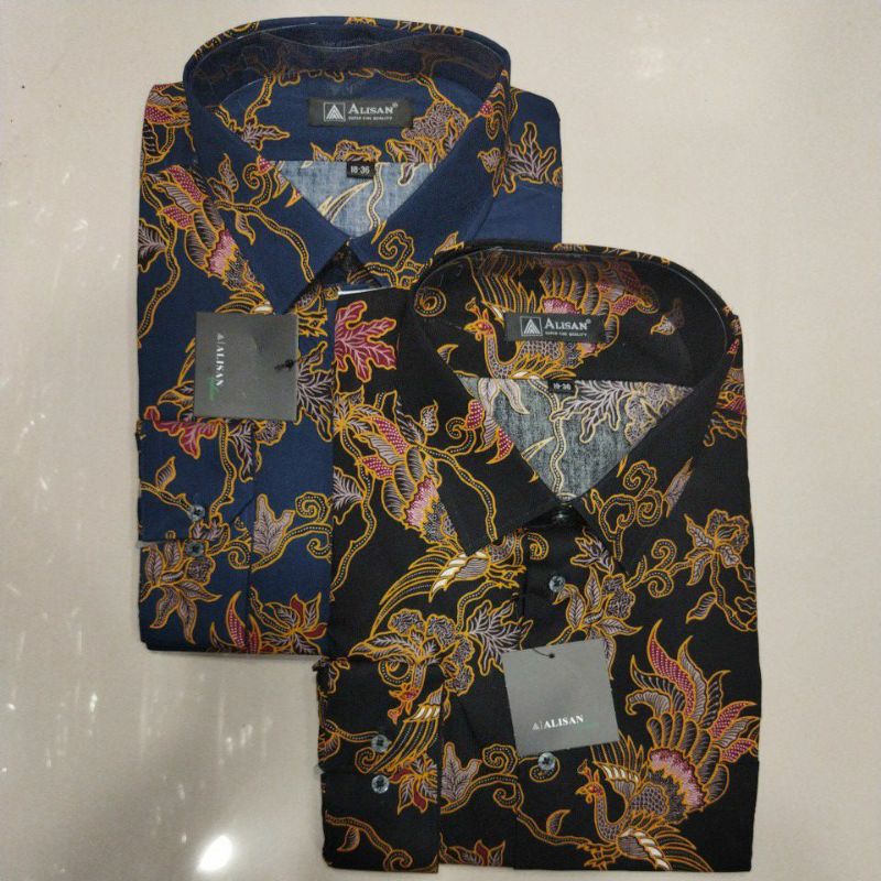 Batik Alisan Lengan Panjang Jumbo Regular Size 18~19,5