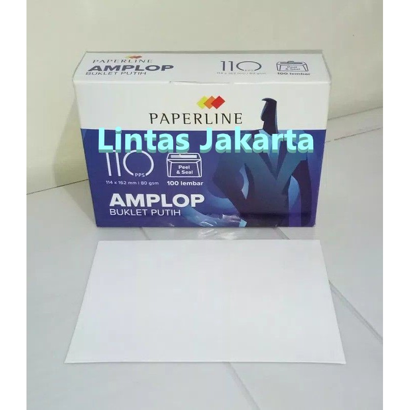 Amplop Putih No.110 Merk Paperline ( Isi 100 lembar )