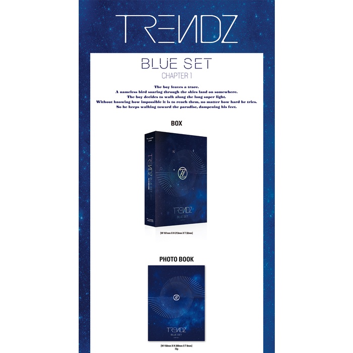 TRENDZ - 1st Mini Album BLUE SET | Chapter 1. TRACKS