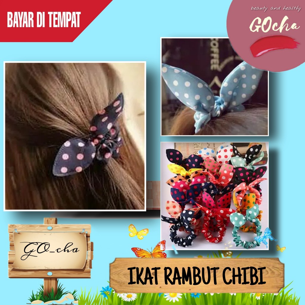 TALI RAMBUT KOREA / TALI RAMBUT CHIBI / TALI RAMBUT ANAK / IKAT RAMBUT