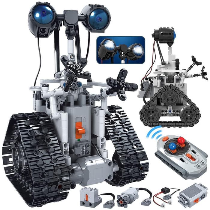 Brick Winner 1130 Creative RC Robot Electric MOC Education Mainan