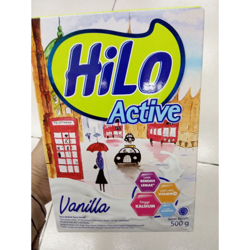 

hilo active vanilla 500g