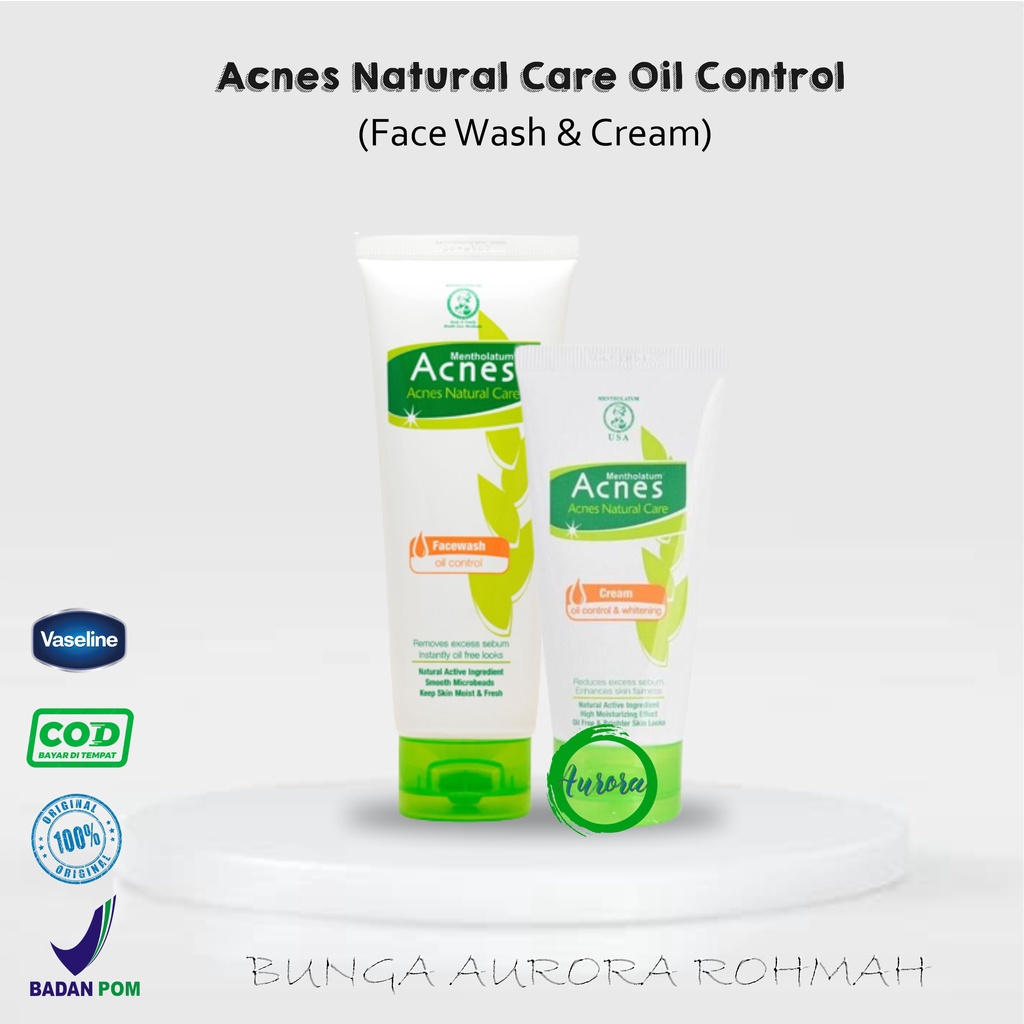 Paket 2in1 Acnes Pembersih & Pelembab Kulit Berminyak & Berjerawat -2pcs (Moist 40gr & Facewash 100g