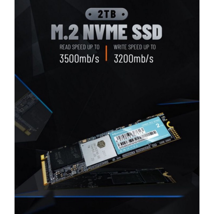 Memory SSD PCle NVMe 2TB support mining