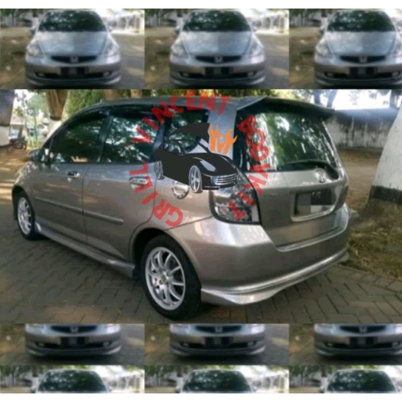 Bodykit Side skirt samping dan Belakang jazz Gd3 Vtec 2003 2004 2005 idsi - Foxy