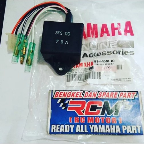 CDI UNIT ASSY MODEL ENGKEL YAMAHA ALFA CHAMP ORI ORIGINAL YAMAHA YGP ASLI 3FS-H5540-00