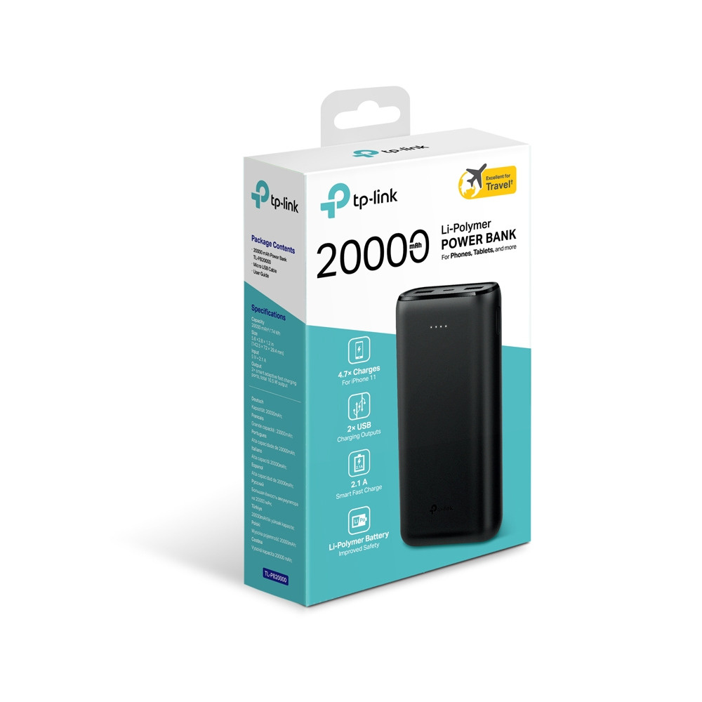 TP-LINK TL-PB20000 Li-Polymer Power Bank 20000mAh TPLINK