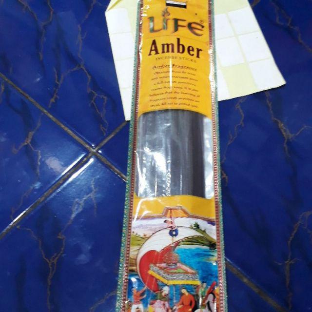 Dupa Hio Amber Pounch Isi 50 Batang By Life Darshan Maharaja India
