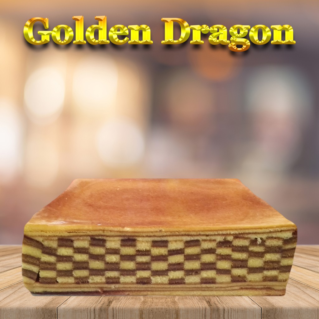 

Kue Lapis Legit Gurih Premium Tikar / Domino Golden Dragon