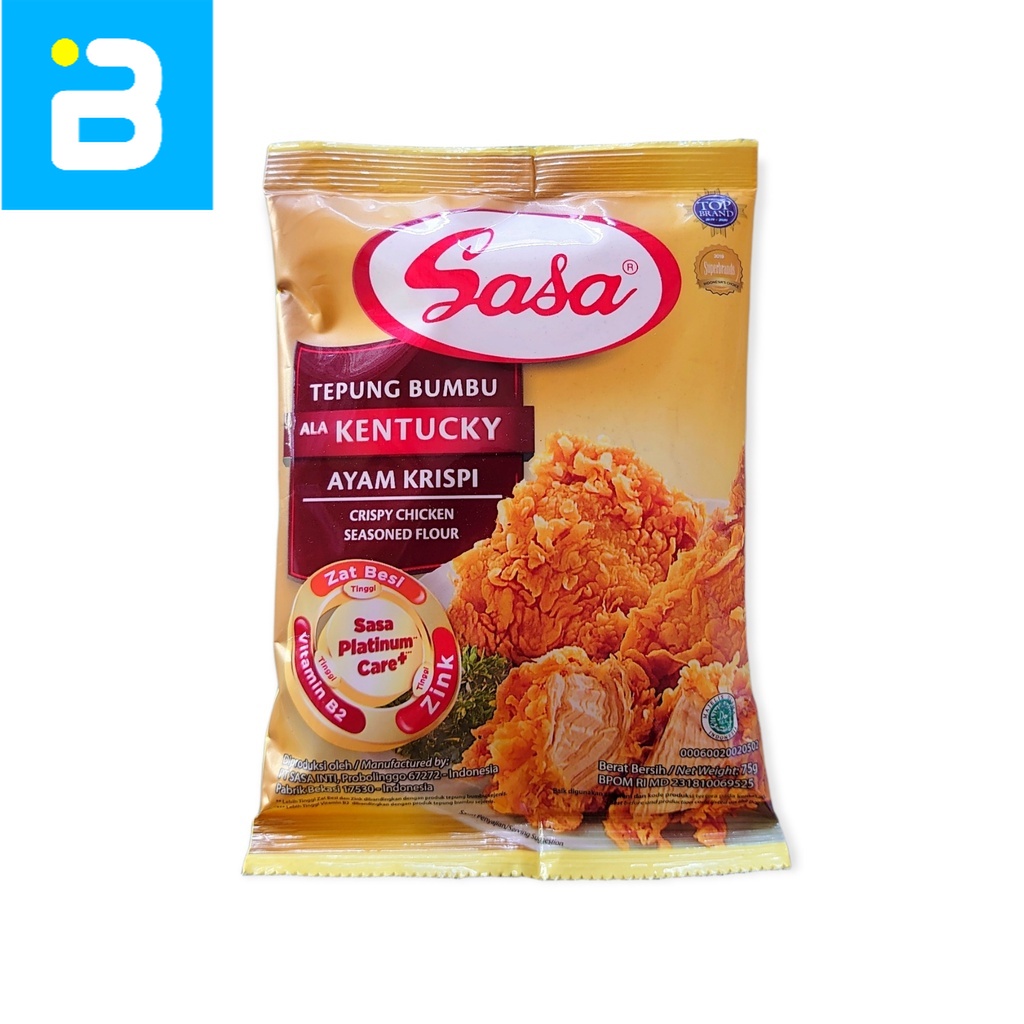 

Tepung Bumbu Sasa Ala Kentucky Ayam Krispi 75 G