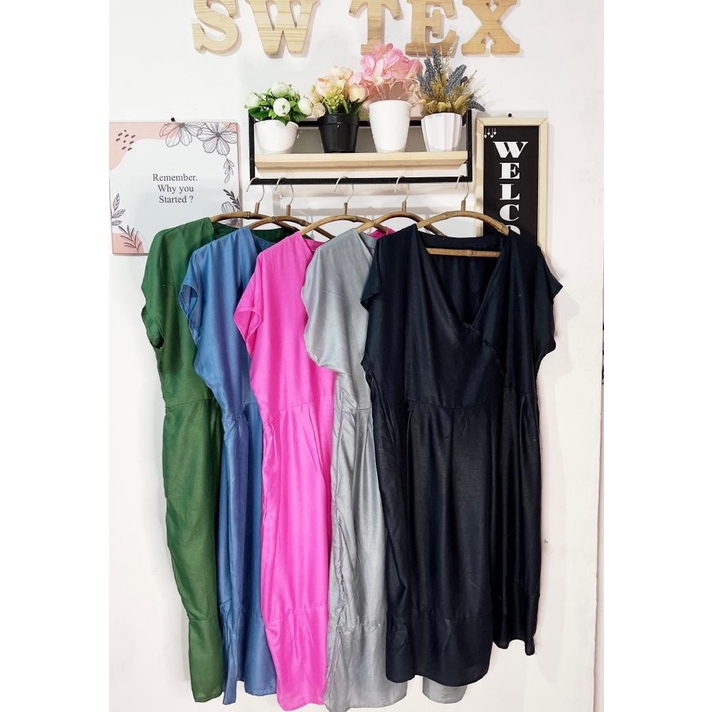 DASTER Model V Susun Daster POLOS Dress House GROSIR Murah