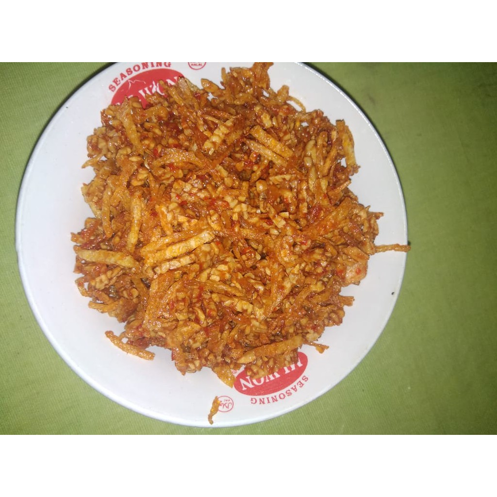 kering kentang mustofa, tempe, kacang pedas manis malang