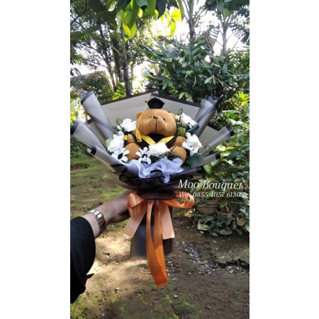 

Buket Boneka mix Bunga/Buket bunga artificial/buket boneka