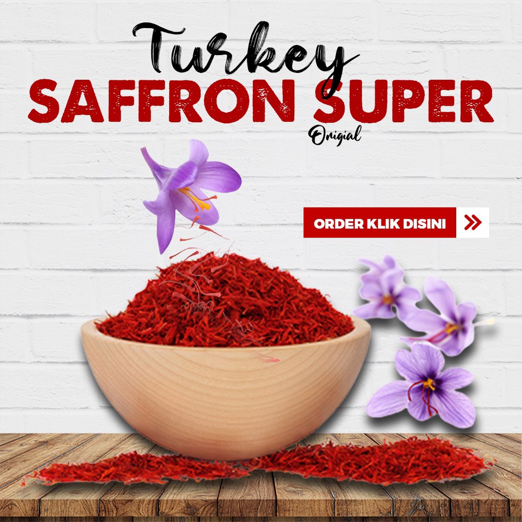 

SALE Original Rempah Kesehatan Saffron Crocus Premium Super